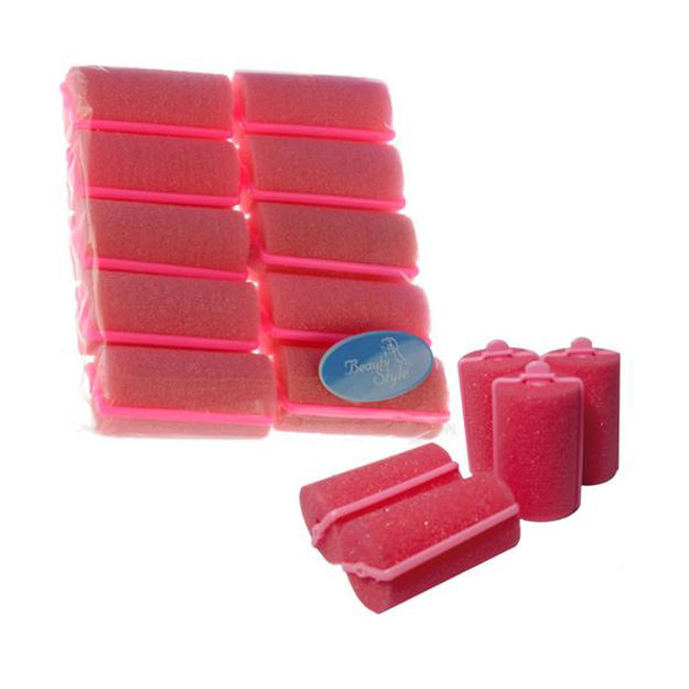 Imagen de Ruleros de Goma Espuma 30 mm 10 unidades Beauty Style