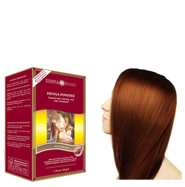 Imagen de Henna en Polvo Surya Castaño Ceniza 50 g