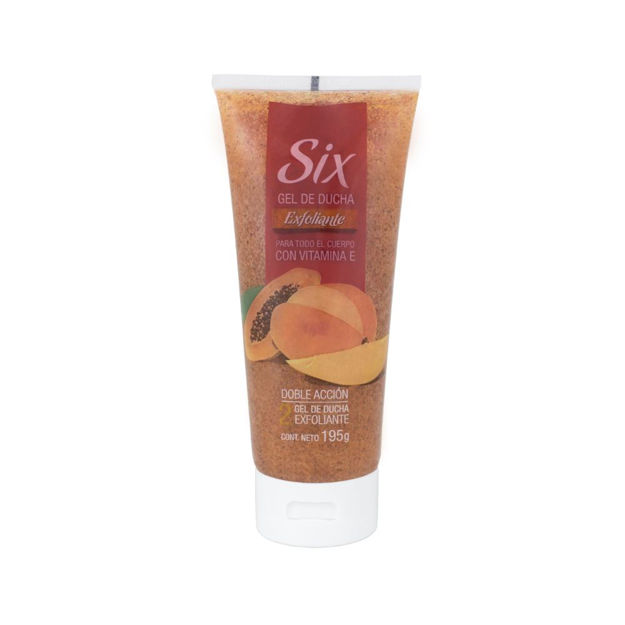 Imagen de Gel Exfoliante De Ducha Mango 195 ML Six