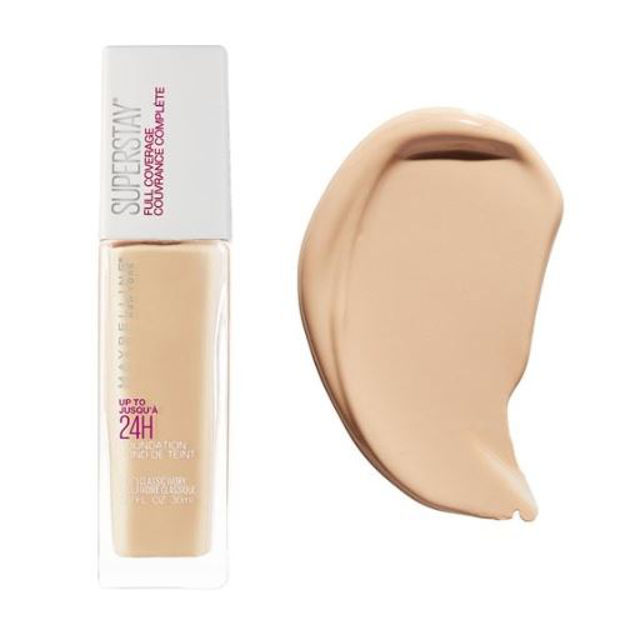 Imagen de Base Maybelline Super Stay Full Coverage N°120 Classic Ivory