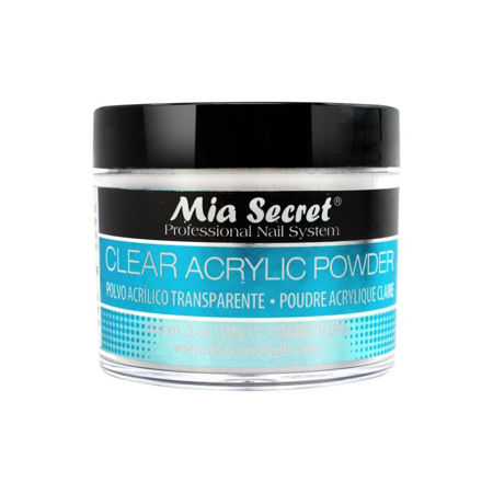 Imagen de Polvo Acrilico Transparente Mia Secret 59 gr  / Uñas Esculpi