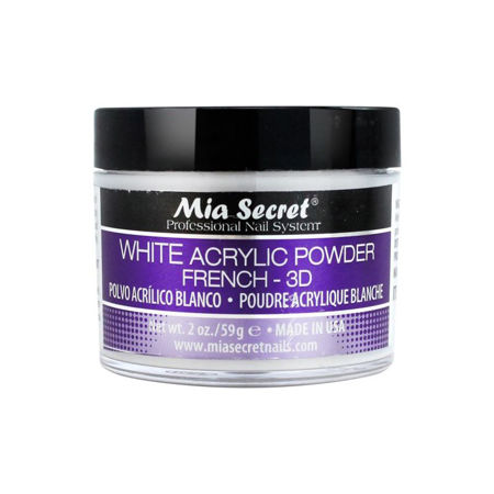 Imagen de Polvo Acrilico Blanco Mia Secret 59 grs / Uñas Esculpidas