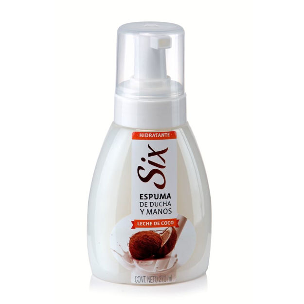 Imagen de Espuma de Ducha Leche De Coco 270 ML Six