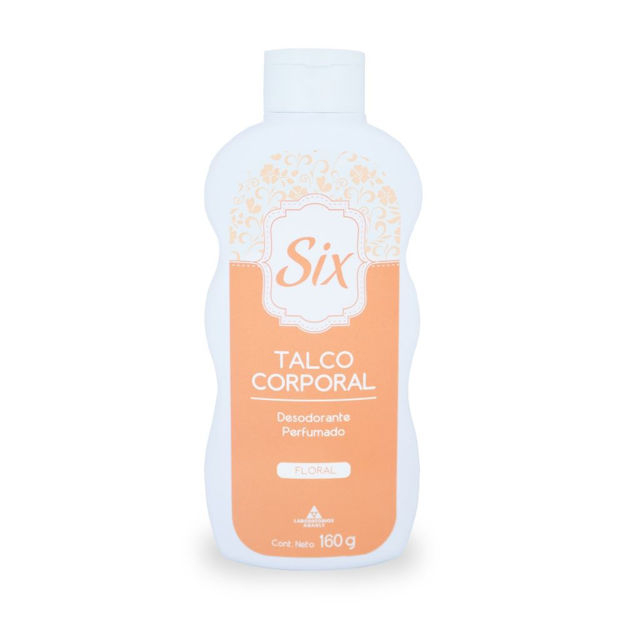 Imagen de Talco Corporal Six 160 g. Floral