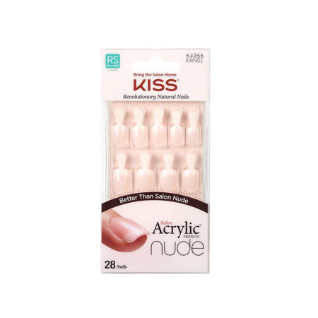 Imagen de Uñas Autoadhesivas Kiss Acrylic French Nude Breathtaking