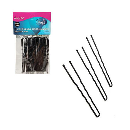 Imagen de Horquillas Negras para Moño Beauty Style 40 u 6 cm