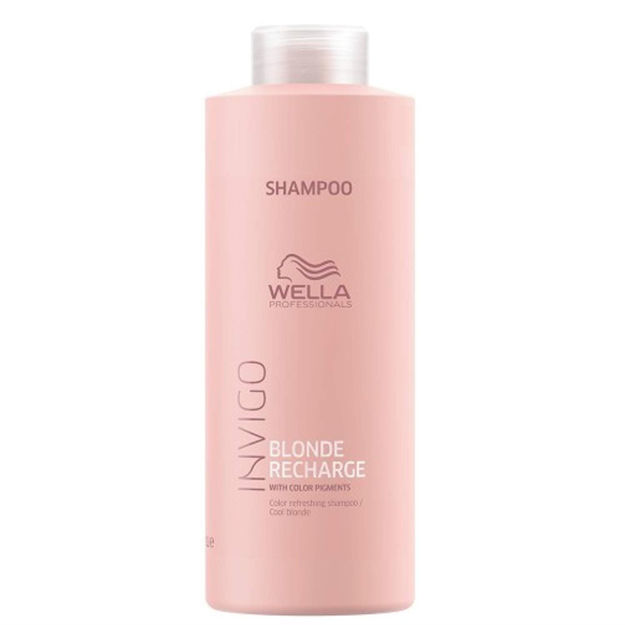 Imagen de Shampoo Wella Invigo Cool Blonde Recharge 1000 ml