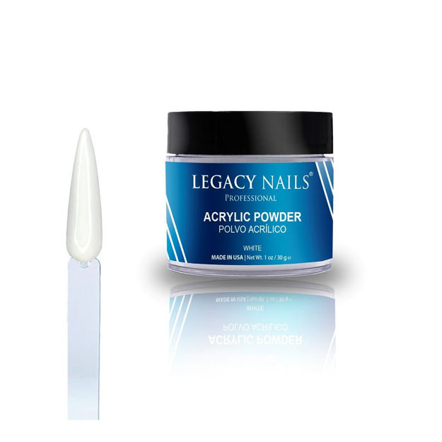 Imagen de Polvo Acrilico Legacy Nails White 30 gr