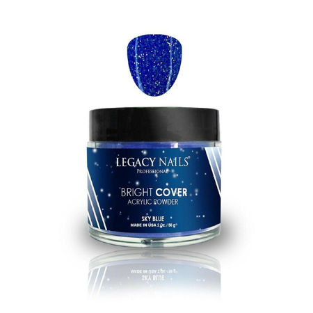 Imagen de Polvo Acrilico Legacy Nails Bright Cover Sky Blue 56 gr