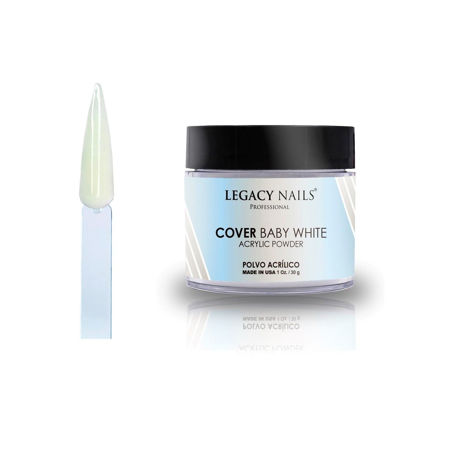 Imagen de Polvo Acrilico Legacy Nails Cover Baby White 30 gr