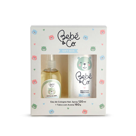 Imagen de Set Bebe & Co. Colonia 120 ml + Talco 160 gr