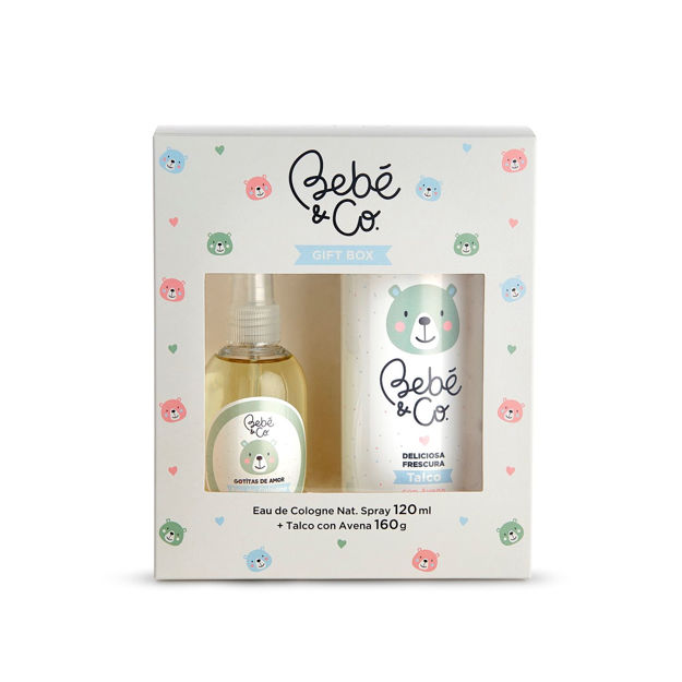 Imagen de Set Bebe & Co. Colonia 120 ml + Talco 160 gr