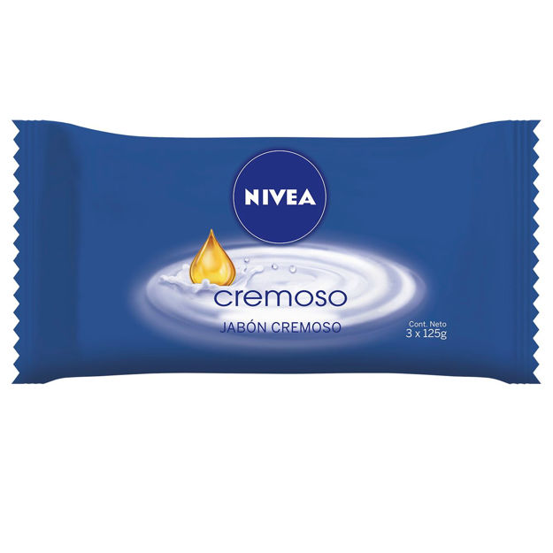 Imagen de Jabon Nivea Cremoso 125 gr 3 unidades