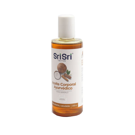 Imagen de Aceite Corporal Coco y Sandalo Sri Sri 200 ml