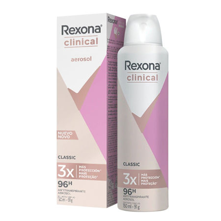 Imagen de Desodorante Rexona Clinical Aerosol 110 ml Classic