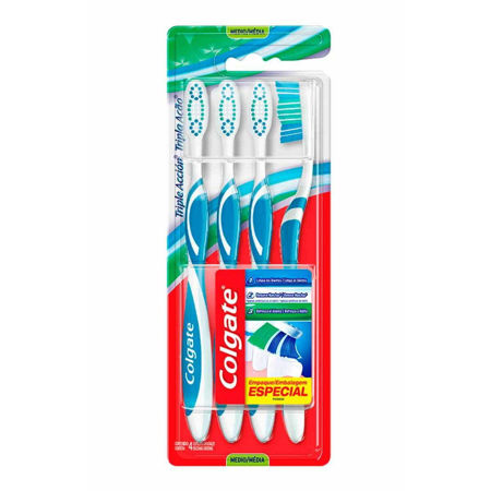 Imagen de Cepillos Colgate Triple Accion x4