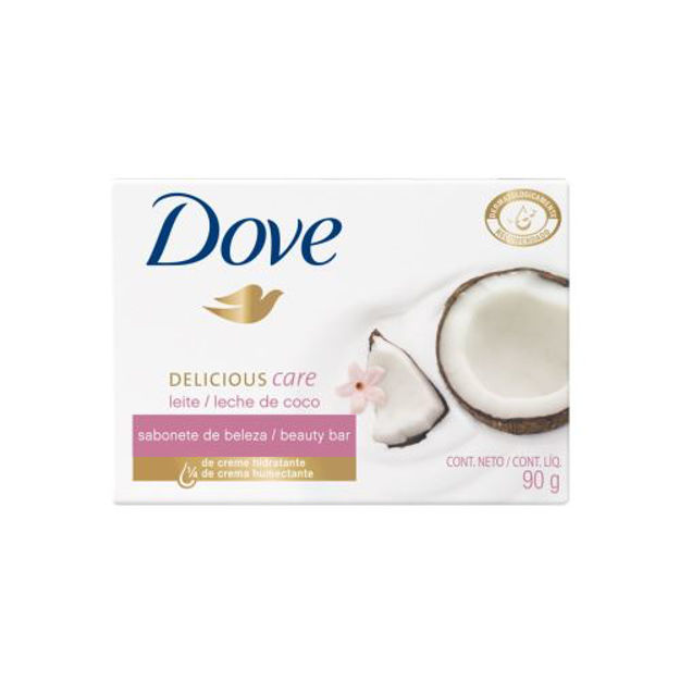 Imagen de Jabon Dove 90 Gr Delicious Care Leche de Coco