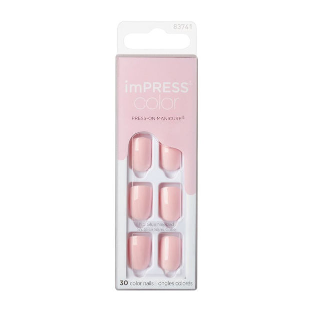 Imagen de Uñas Autoadhesivas Kiss Impress Color Pick Me Pink