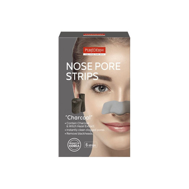 Imagen de Banditas para Puntos Negros Purederm Carbón 6 unidades