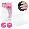 Imagen de Uñas Postizas de Acrilico Ovaladas Evok 100 u