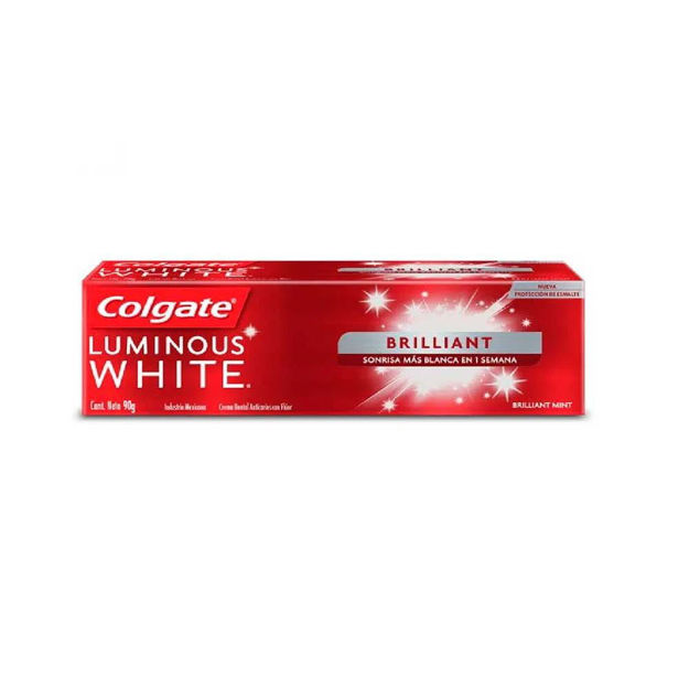 Imagen de Crema Dental Colgate Luminous White 90 ml