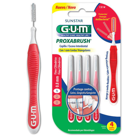 Imagen de Cepillos Interdentales Gum ProxaBrush 1314 4 unidades