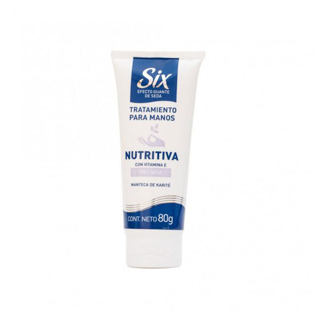Imagen de Crema para Manos Six Nutritiva Efecto Guantes de Seda 80 g