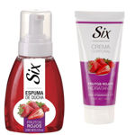 Imagen de Pack Six Espuma + Crema Corporal + Esponja Frutos Rojos
