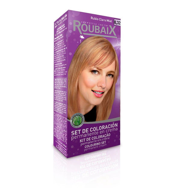 Imagen de Tinta Roubaix Kit N°8.32 Rubio Claro Miel