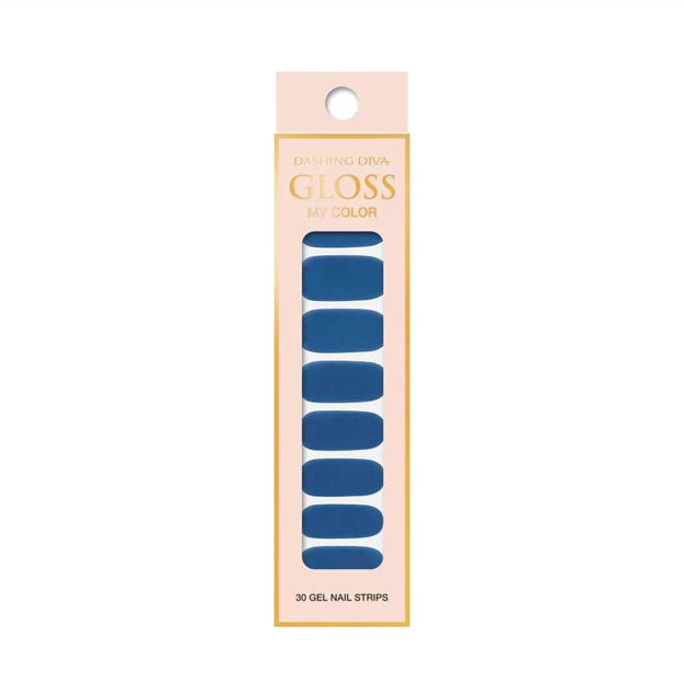 Imagen de Uñas Stickers en Gel Hortensia Dashing Diva Classic Blue