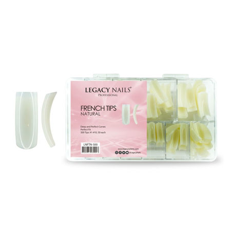 Imagen de Uñas Tips French Legacy Nails Natural x500