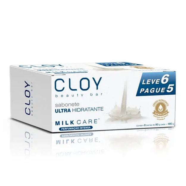 Imagen de Jabones Cloy 80 g 5 + 1 unidades Milk Care