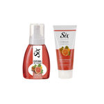 Imagen de Pack Six Espuma + Crema Corporal + Esponja Pomelo Rosado