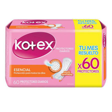 Imagen de Protectores Diarios Multiestilo Kotex x60