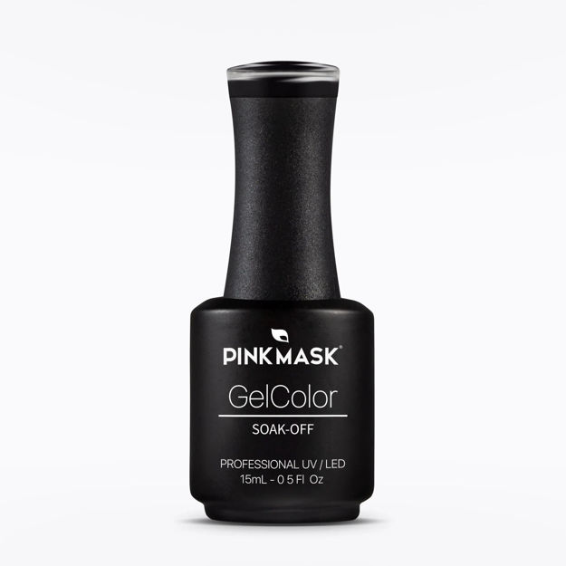 Imagen de Esmalte Semipermanente Pink Mask Gel Color Back in Black