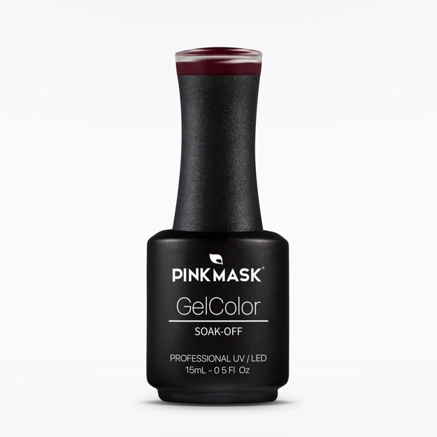 Imagen de Esmalte Semipermanente Pink Mask Gel Color Wine Up