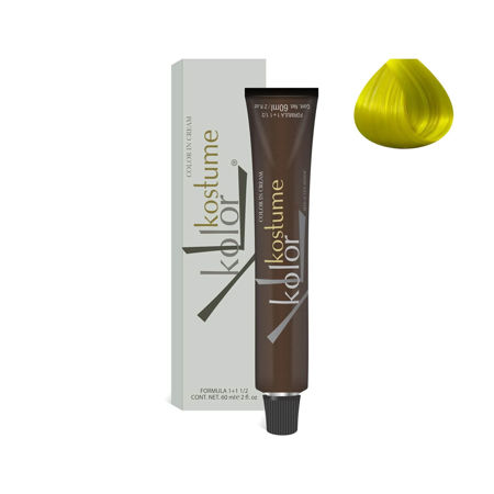 Imagen de Tinta Kostume Crazy Color Aquarela Amarillo Neon 60 ml