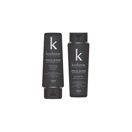 Imagen de Pack Matizador Kostume Special Blonde Shampoo + Mascara