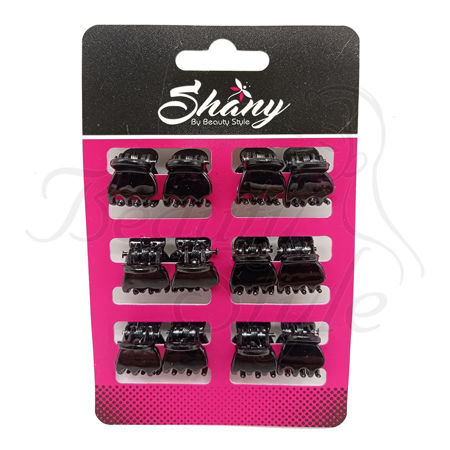 Imagen de Mini Pinzas Negra Beauty Style x1