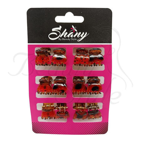 Imagen de Mini Pinzas Carey Beauty Style x1