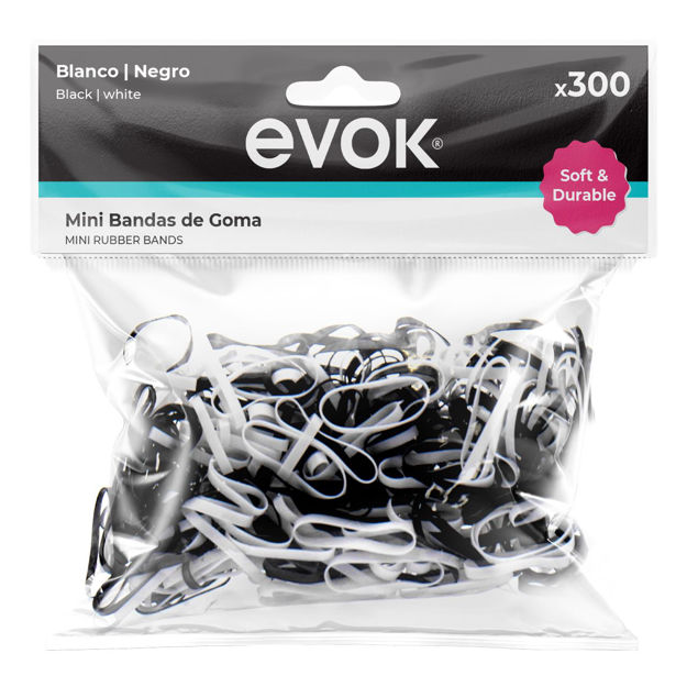 Imagen de Gomitas Negras y Blancas Evok 300 unidades