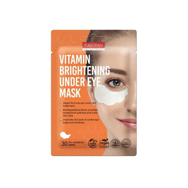 Imagen de Parches Purederm Vitamin Brightening Under Eye Mask