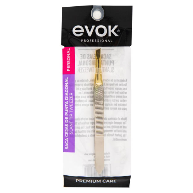 Imagen de Pinza de Cejas Punta Diagonal Evok