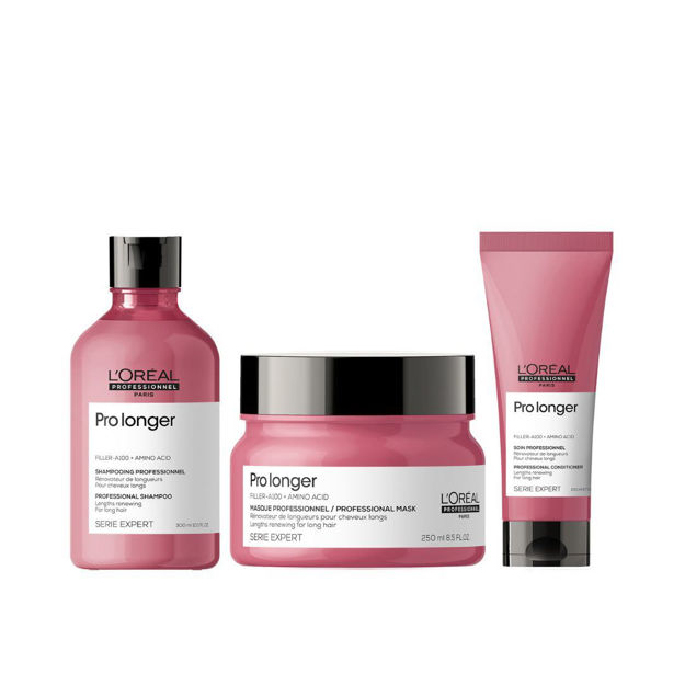 Imagen de Pack Loreal Pro Pro Longer Shampoo + Aco + Mascara
