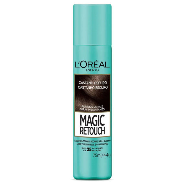 Imagen de Retocador de Raíces Loreal Magic Retouch 75ml Castaño Oscuro