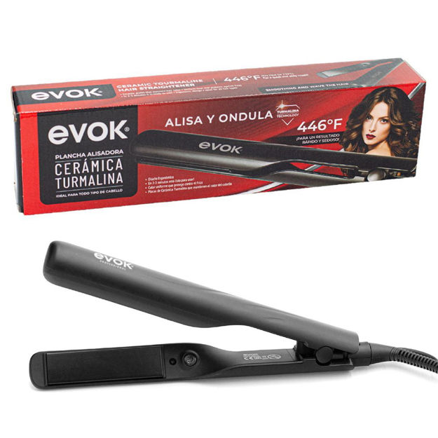 Imagen de Plancha Evok Ceramica Turmalina