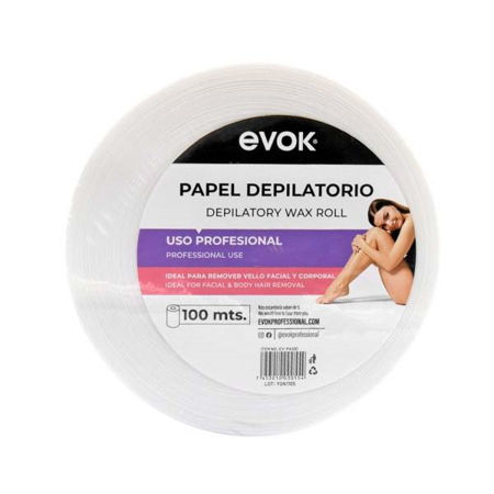 Imagen de Rollo de Papel para Depilar 100 metros Evok
