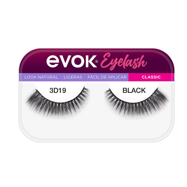 Imagen de Pestañas Postizas Evok 3D19 Black