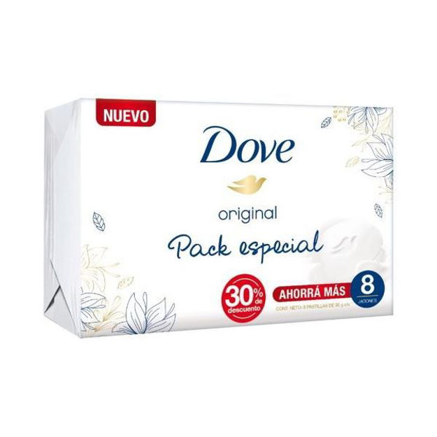 Imagen de Jabon Dove 90 g Pack 8 unidades Original