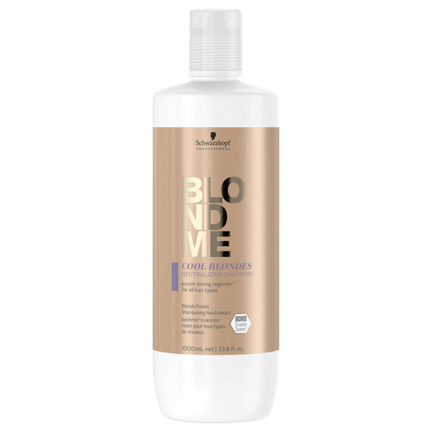 Imagen de Shampoo Schwarzkopf BlondMe Cool Blondes 1000 ml